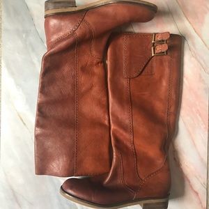 Luck brand women’s wide calf boots
